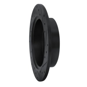 Pontiac Vibe Brake Rotor (1) - Rear Left - R1 Concepts - Drilled & Slotted - Black - `09-`13